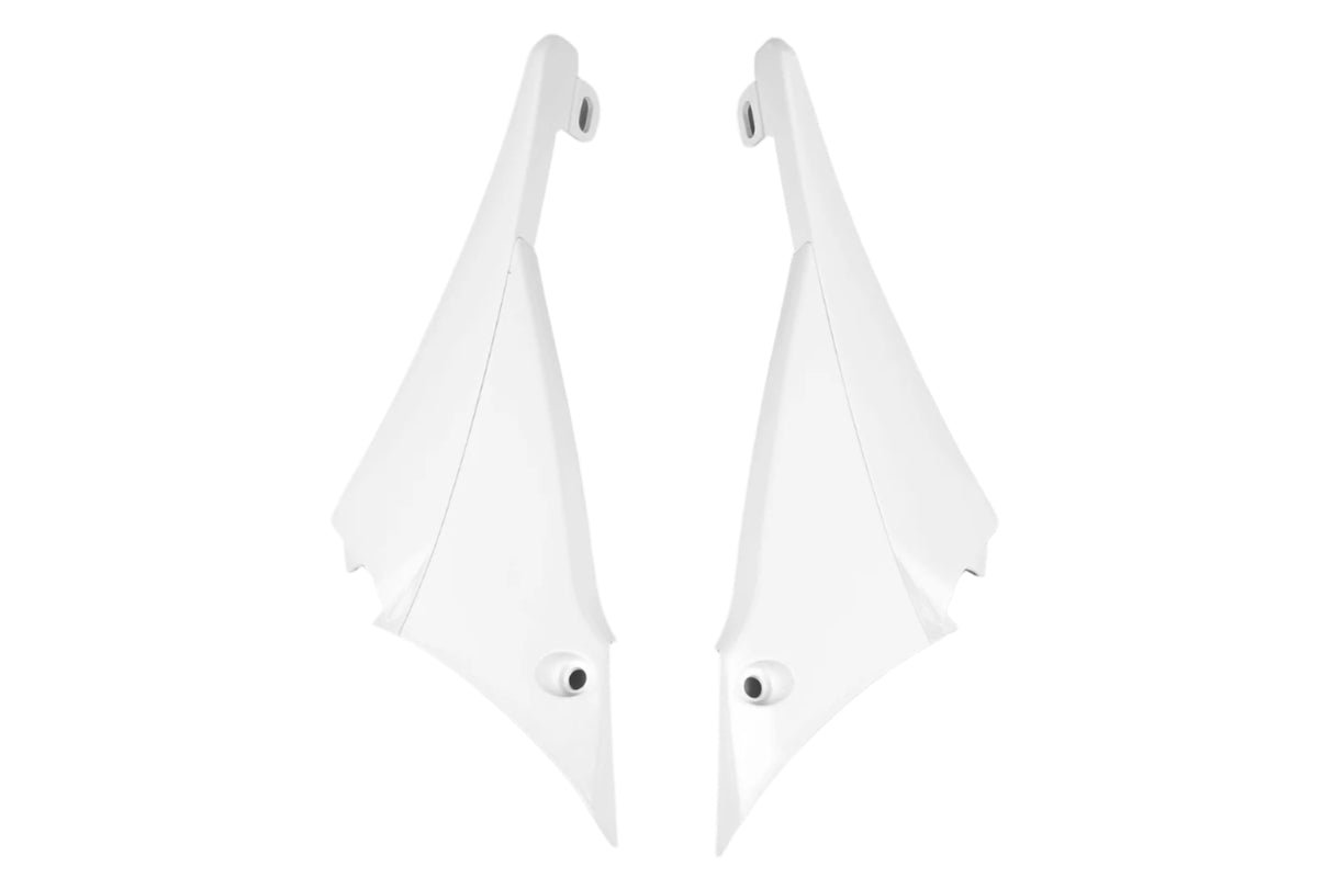 UFO Radiator Shroud Connectors White for Yamaha YZ450F 11-13