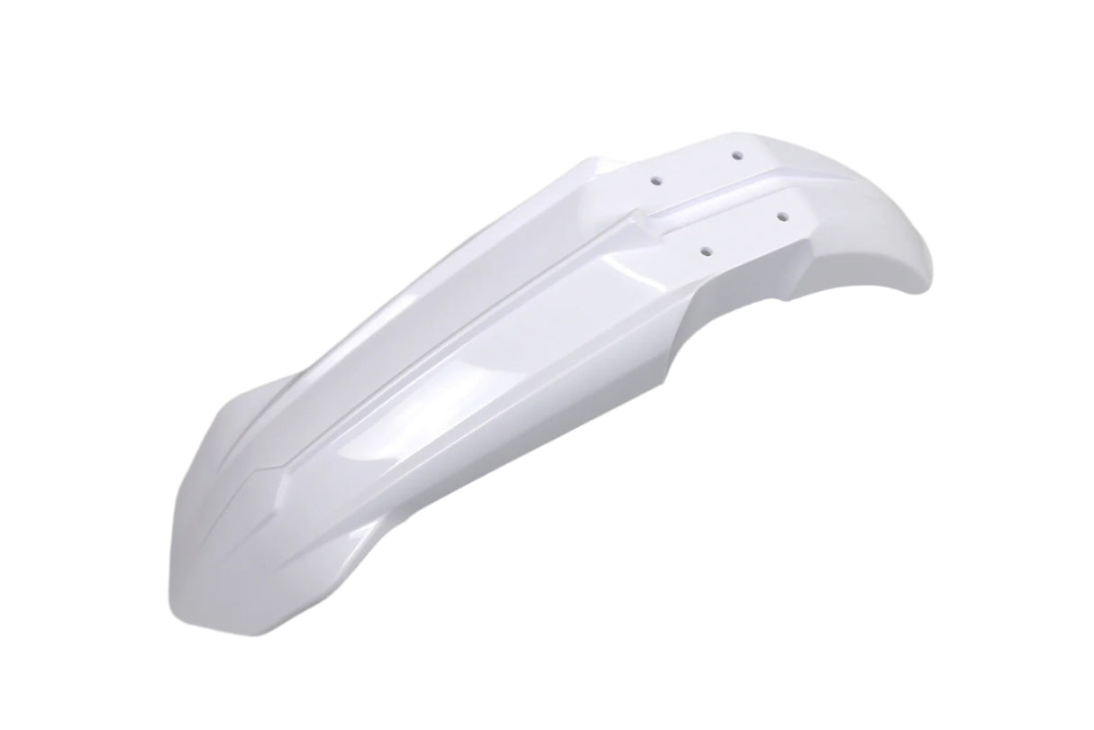 UFO Front Fender White for Yamaha YZ 125/YZ 250/YZ 125 X/YZ 250 X 22-UpYZ 250 FX 19-24/YZ 450 F 18-22/YZ 250 F/YZ 450 FX 19-23/WR 250 F 20-Up/WR 450 F 19-Up