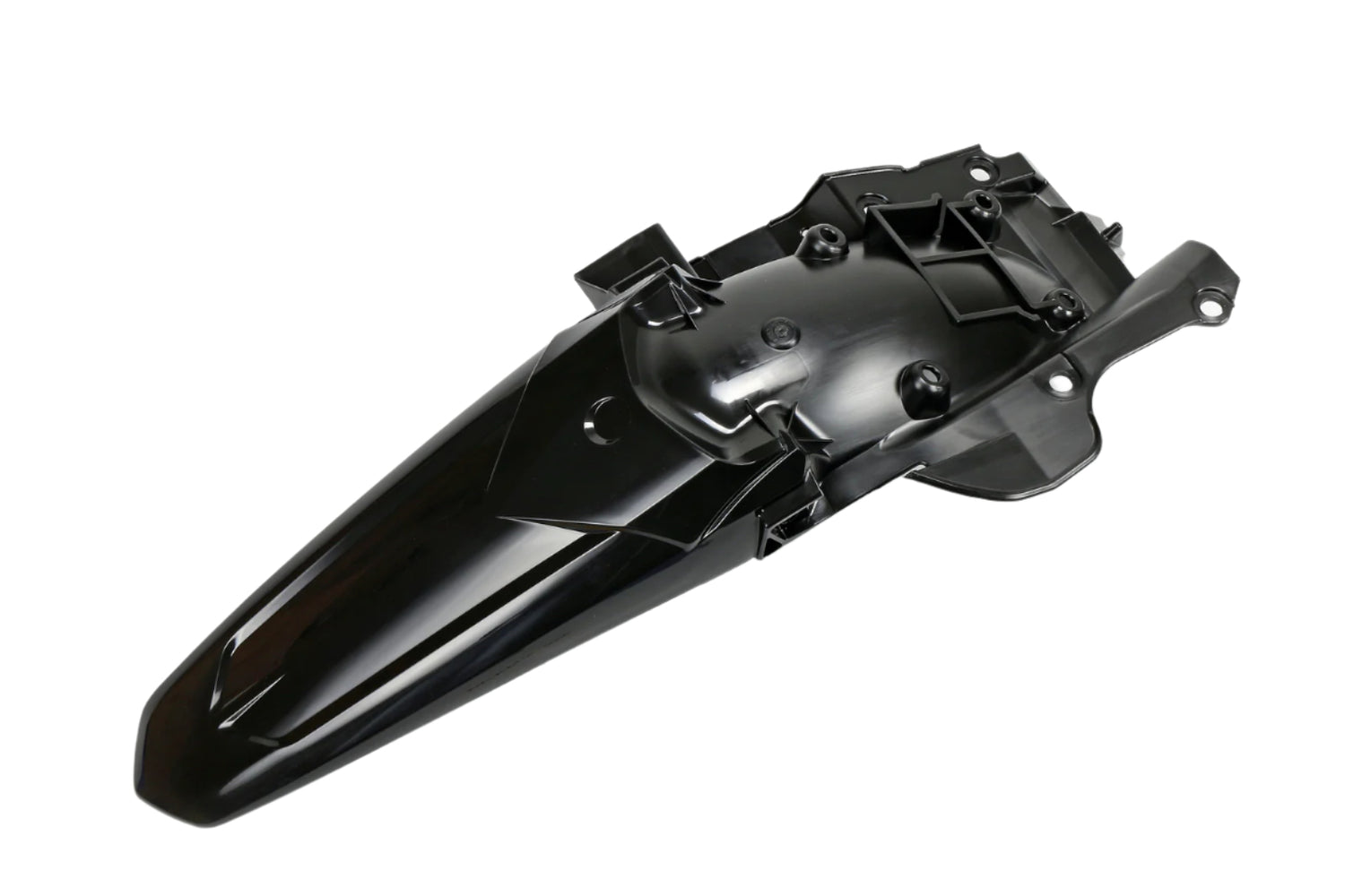 UFO Rear Fender Black for Yamaha YZ250F 19-22/YZ450F 18-22