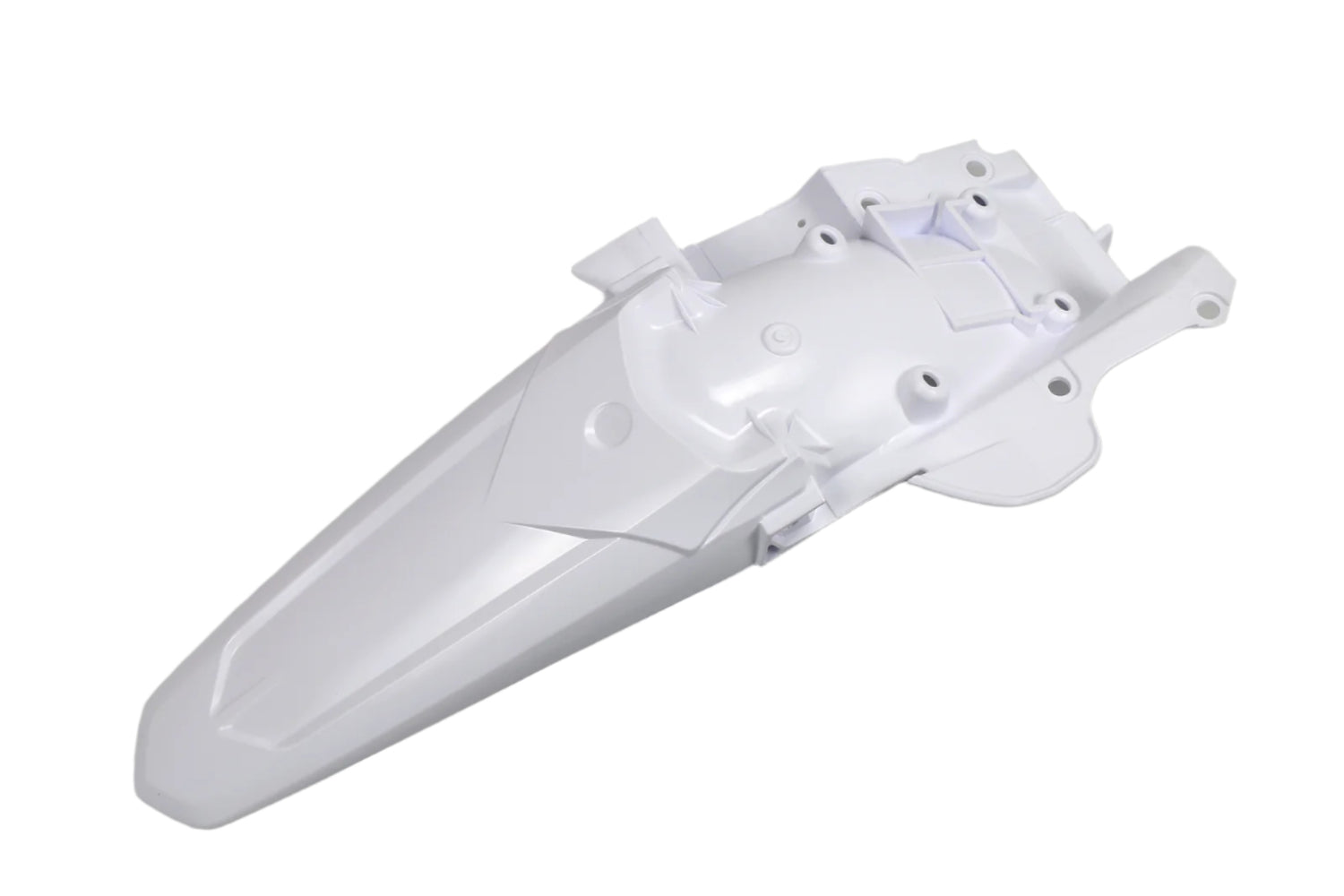 UFO Rear Fender White for Yamaha YZ250F 19-22/YZ450F 18-22