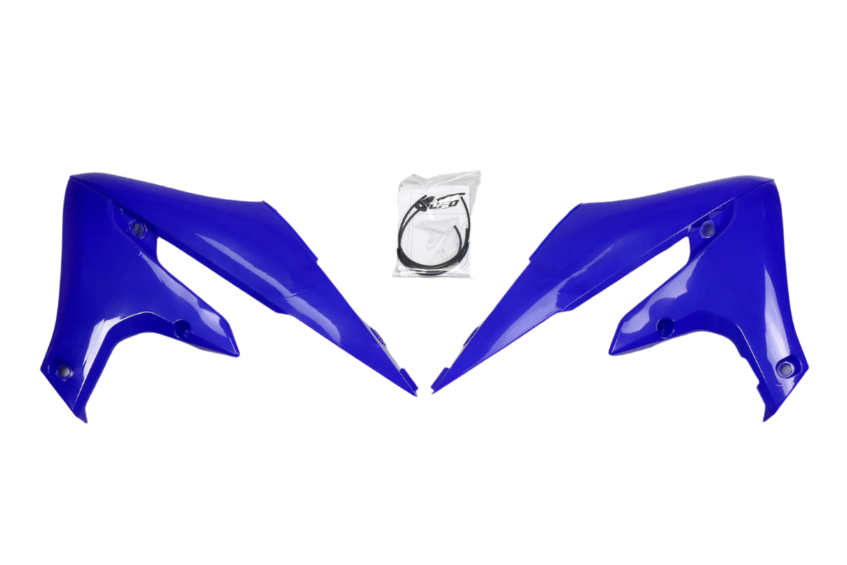 UFO Radiator Shrouds Reflex Blue for Yamaha YZ250F/WR450F 19-22/WR250F 20-22/YZ450F 18-22