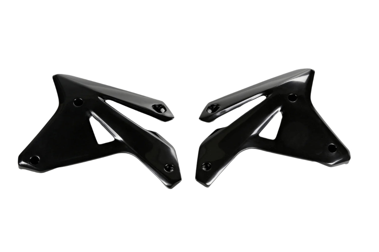 UFO Radiator Shrouds Black for Suzuki RMZ450 2007