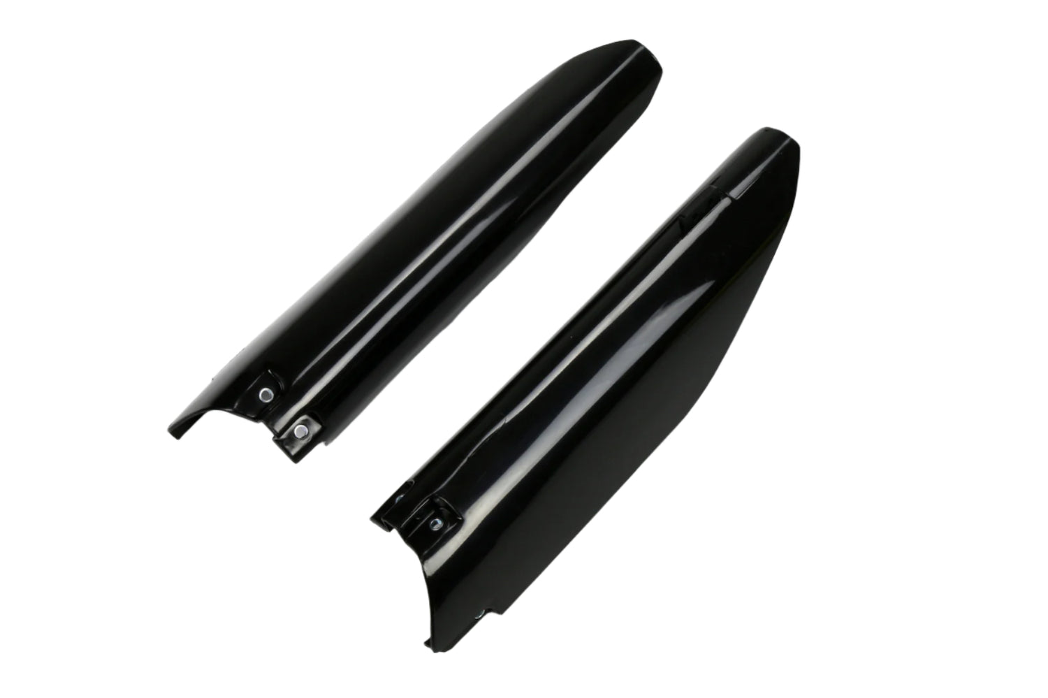 UFO Fork Slider Protectors Black for Suzuki RM125/RM250/RMZ250/RMZ450 07-20