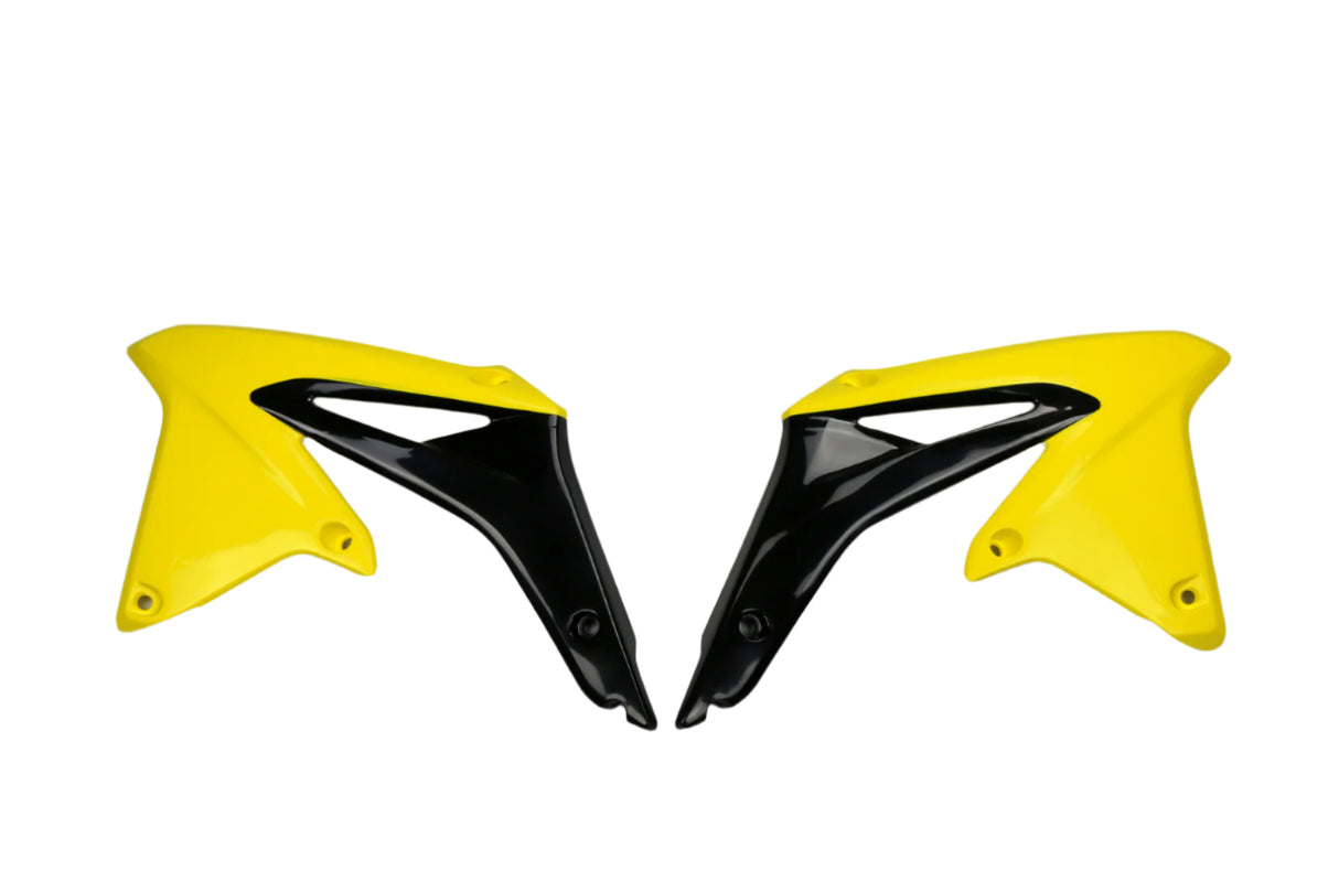 UFO Radiator Shrouds 2001-2018 Yellow for Suzuki RMZ450 2008