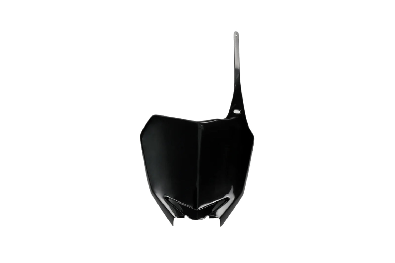 UFO Front Number Plate Black for Suzuki RMZ250 10-18/RMZ450 18-17