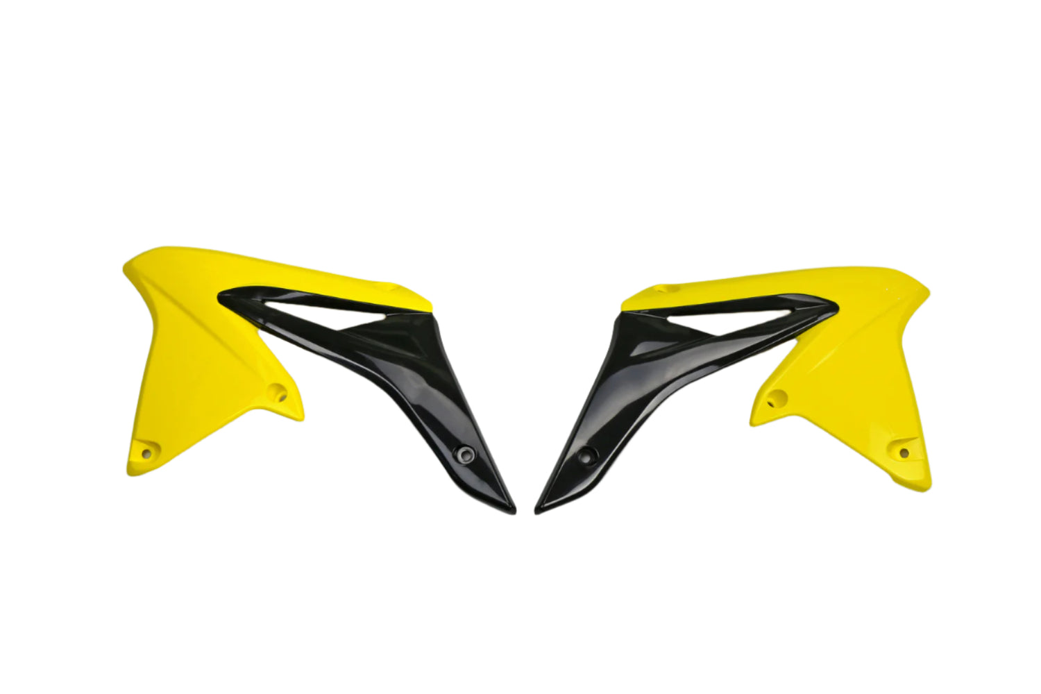 UFO Radiator Shrouds 2001-2018 Yellow for Suzuki RMZ250 10-18