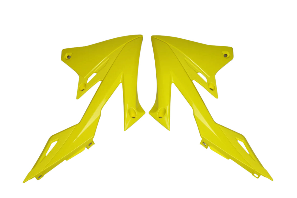 UFO Radiator Shrouds 2001-2019 Yellow for Suzuki RMZ250 19-20/RMZ450 18-20