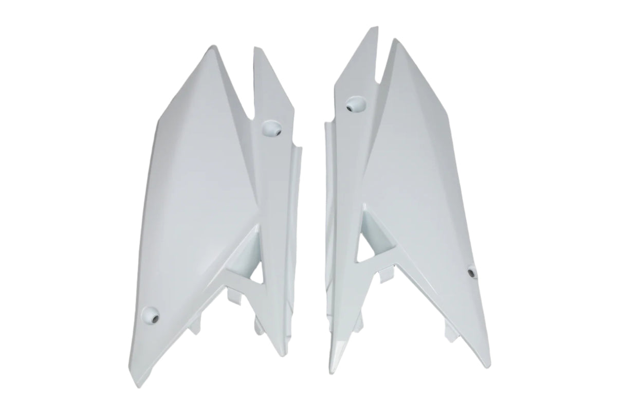 UFO Side Panels White for Suzuki RMZ250 19-20/RMZ450 18-20