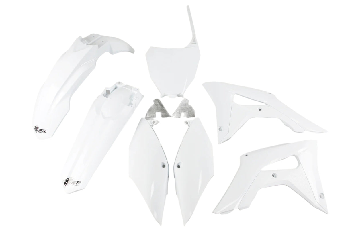 UFO Plastics Kit White for Honda CRF250R 19-21/CFR450R 17-20