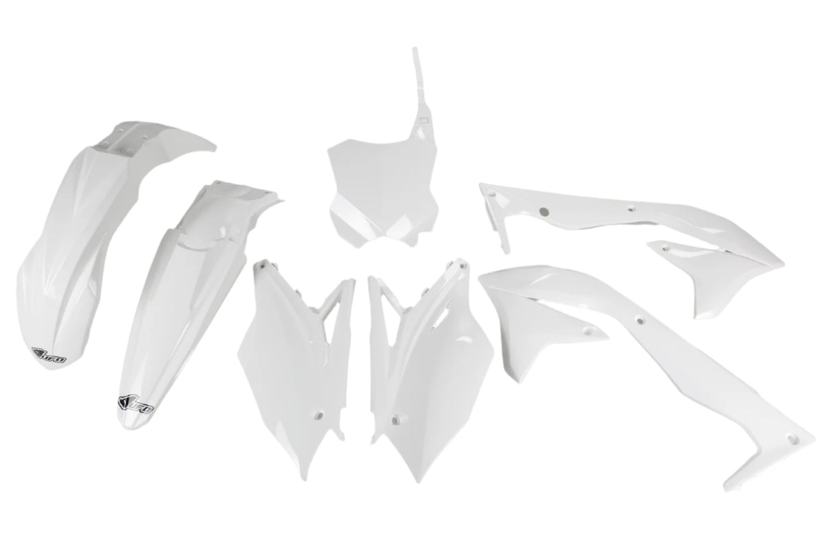 UFO Plastics Kit White for Kawasaki KX450F 2018