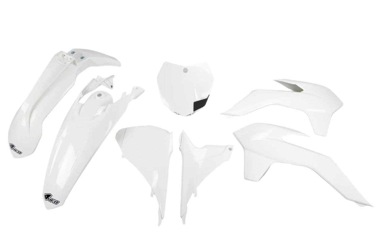 UFO Plastics Kit White for KTM SX 125/150/SX-F 250/350/450 13-15/SX 250 13-16