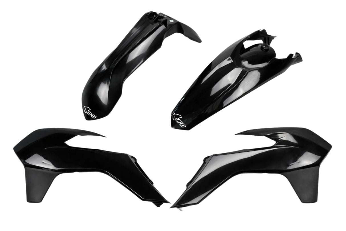UFO Plastics Kit Black for KTM EXC 125/200/250/300/EXC-F 250/350/450/500 14-16