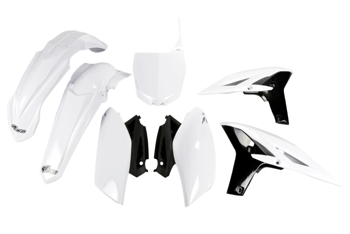 UFO Plastics Kit White for Yamaha YZ250F 2010