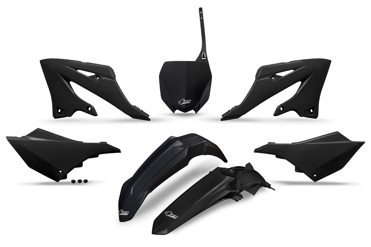 UFO Plastics Kit Black for Yamaha YZ 125/YZ 250/YZ 125 X/YZ 250 X 22-Up
