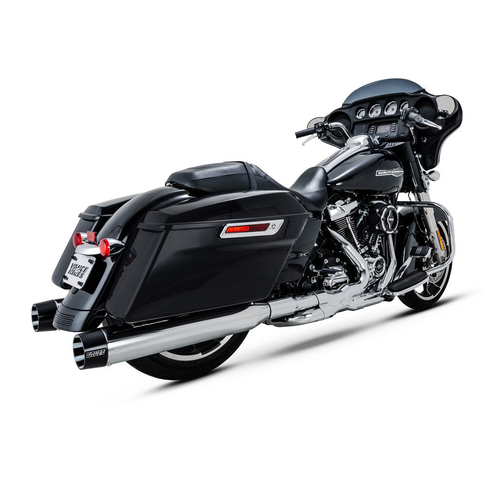 Vance & Hines V16792 Blackbird 450 Slip-Ons Mufflers Chrome for Touring 17-24