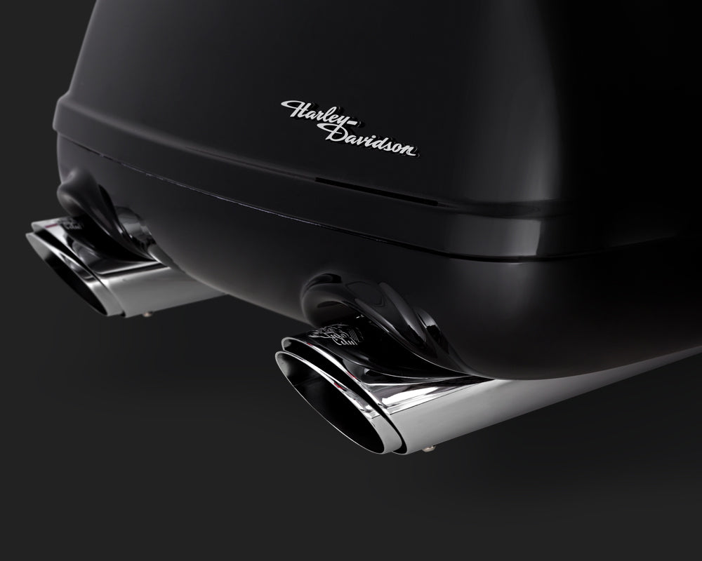 Vance & Hines V16796 Twin Slash Round Slip-Ons Mufflers for M8 Freewheeler Trike 17-18