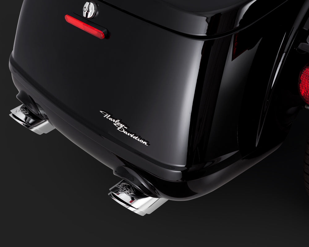 Vance & Hines V16796 Twin Slash Round Slip-Ons Mufflers for M8 Freewheeler Trike 17-18