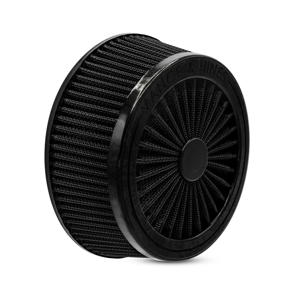Vance & Hines V23723 Replacement Black Air Filter Element for VO2 X, Blade & Cage Fighter Air Cleaners