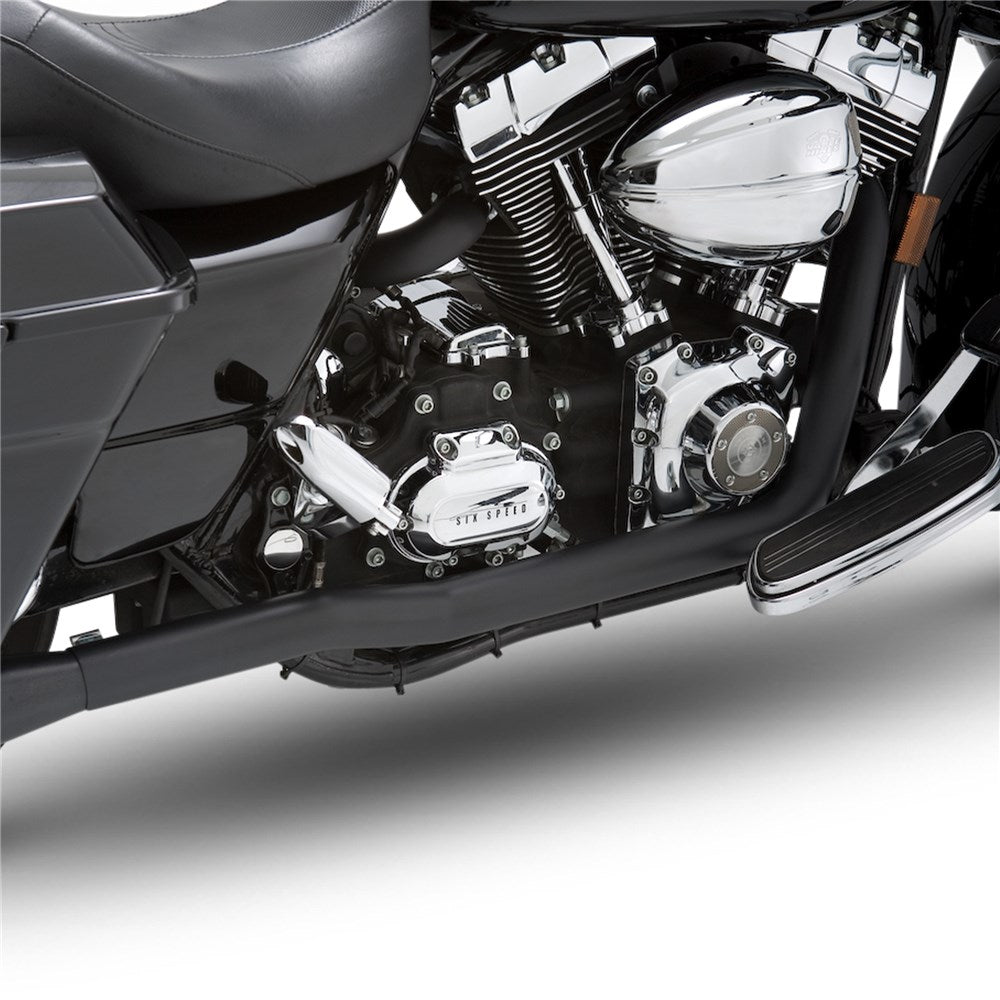 Vance & Hines V47351 PCX Dresser Duals Exhaust Black for Touring 17-23