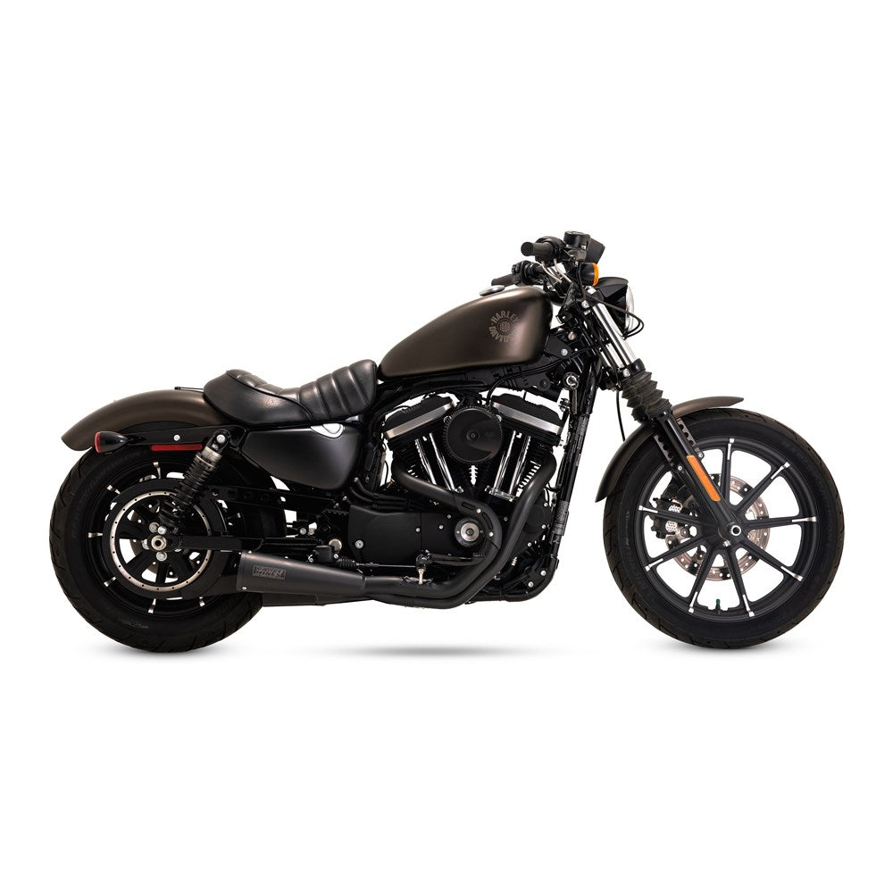 Vance & Hines V47627 Upsweep 2-1 Exhaust Black for Harley-Davidson Sportster 04-13 Models