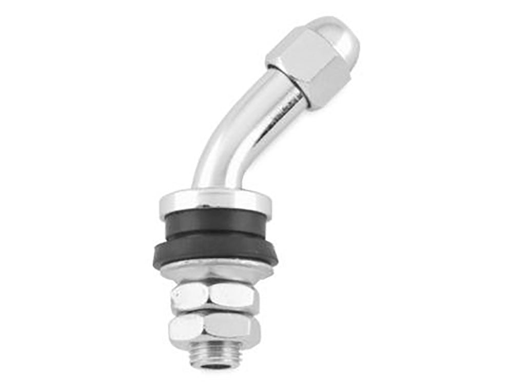 V-Factor VF-53212 Valve Stem w/45 Degree Angled Chrome (Each)