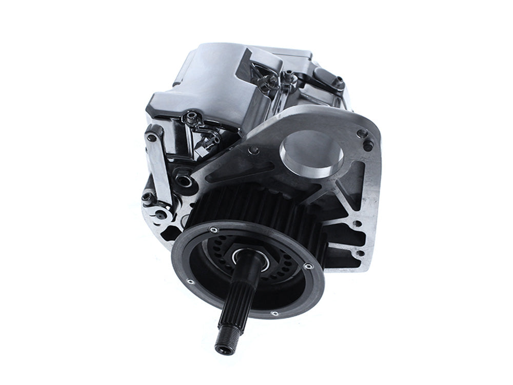 V-Factor VF-70379 6 Speed Overdrive Transmission Polished Finish for Harley-Davidson Softail 90-99