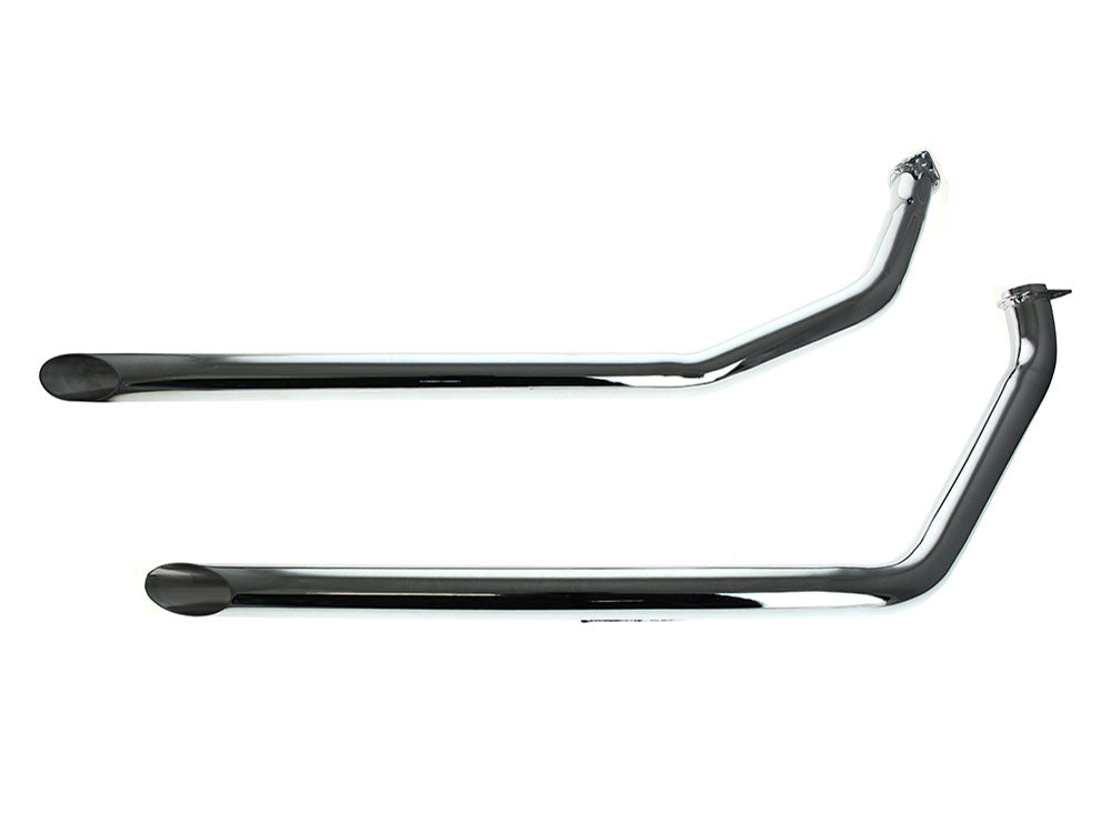 V-Factor VF-90000 Slash Cut 1-3/4" Drag Pipes Chrome for FX 71-84 4 Speed