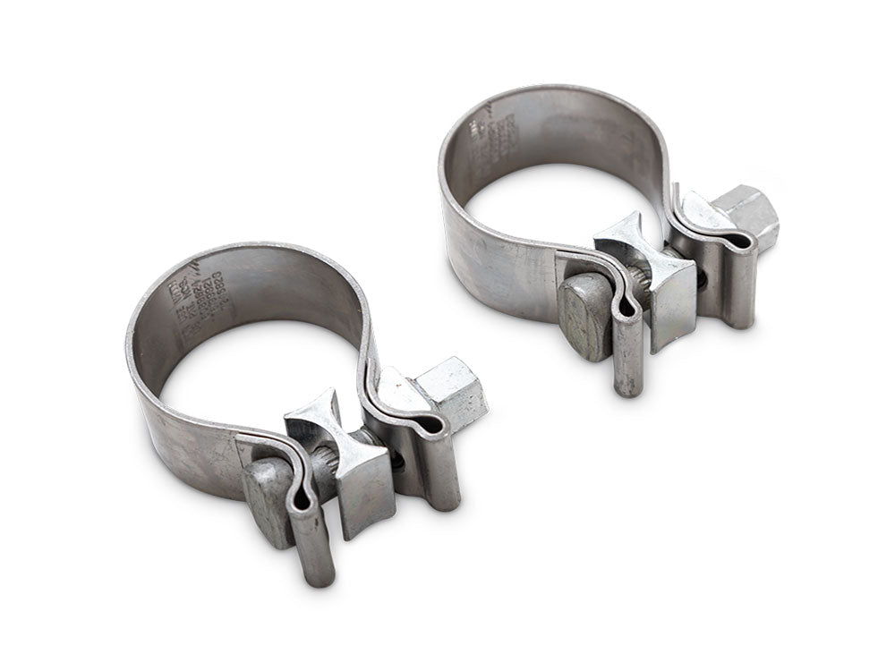 Vance & Hines VH-23715 Muffler to Header Exhaust Clamps for Big Twin 95-16/Sportster 95-21 (Pair)