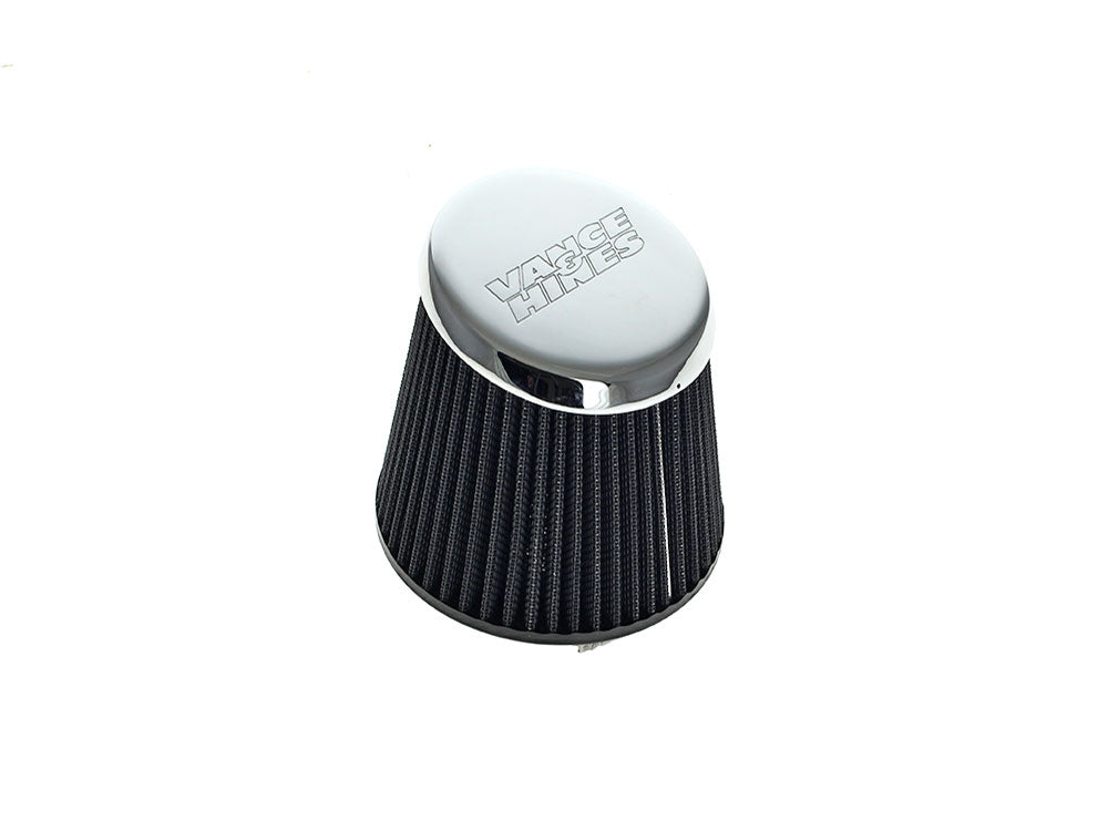 Vance & Hines VH-23730 Air Filter Element Chrome End Cap for VO2 Falcon Air Cleaners