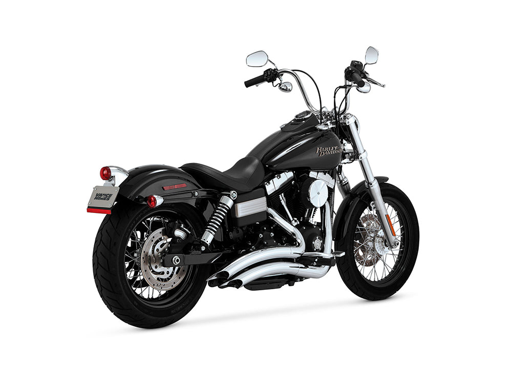 Vance & Hines VH-26081 Big Radius Exhaust Chrome for Dyna 06-17