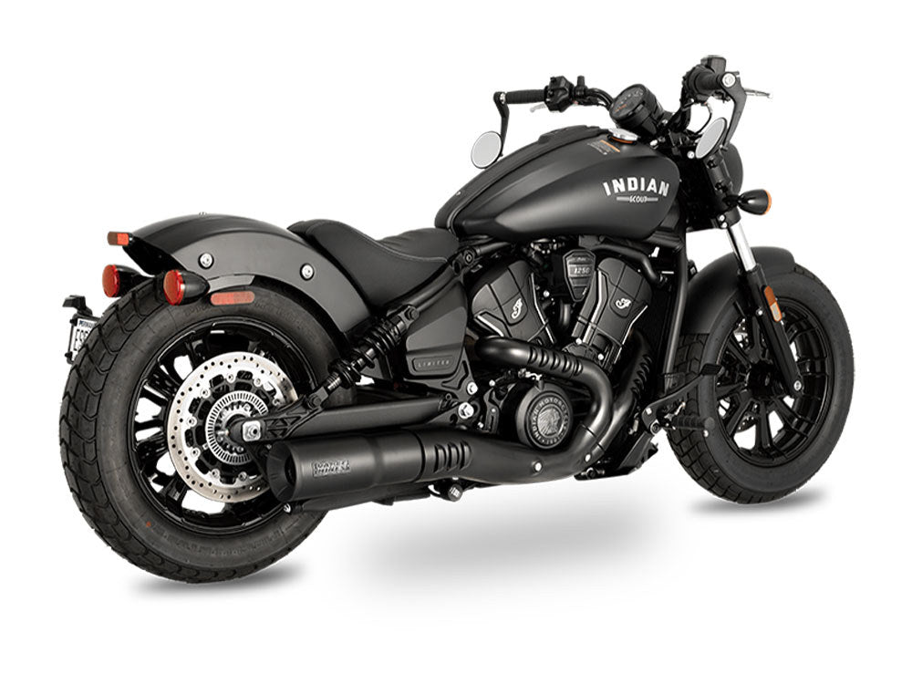 Vance & Hines VH-48627 Hi-Output Slip-On Muffler Black for Indian Scout 25-Up