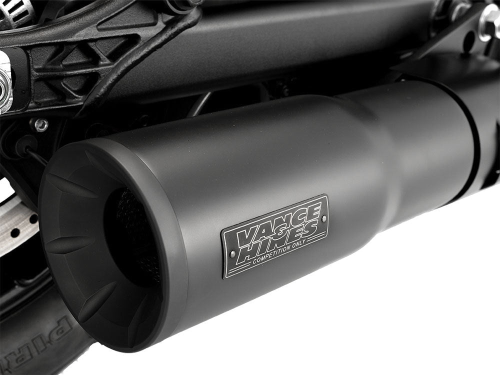 Vance & Hines VH-48627 Hi-Output Slip-On Muffler Black for Indian Scout 25-Up