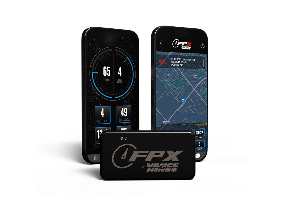 Vance & Hines VH-66055 Fuelpak FPX Trak & Tune Tuner Grey CAN 6 Pin for Harley-Davidson Softail 11-20/Dyna 12-17/Touring 14-20/Sportster 14-20/Street 500/750 15-20