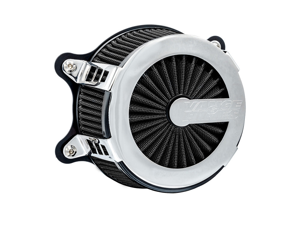 Vance & Hines VH-71105 VO2 Cage Fighter Air Cleaner Kit Chrome for CVO Touring 23-Up/Street Glide/Road Glide 24-Up
