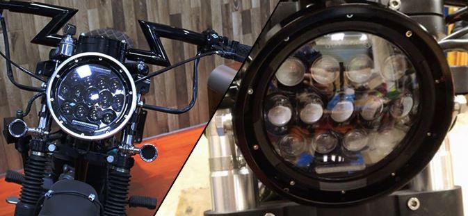 Billet Universal 7" Headlight Mount Ring (Ring Only) Chrome use on Most Harleys and Metric Models Custom Use