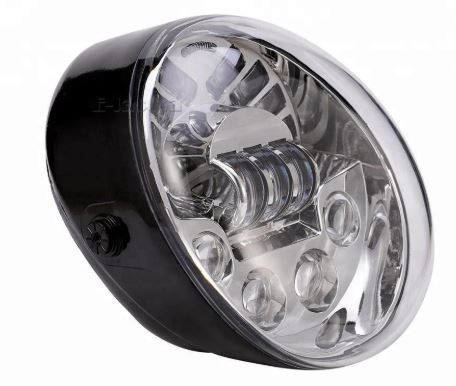 Headlight 60w LED Daymarker Style Chrome Face Fits V-Rod VRSCDX'12-17 & VRSCF'02-17 Models