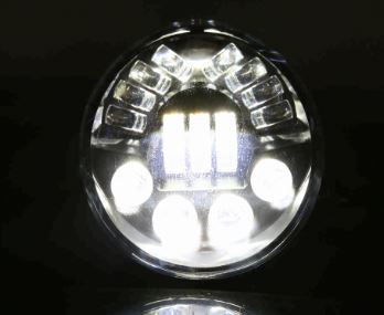 Headlight 60w LED Daymarker Style Chrome Face Fits V-Rod VRSCDX'12-17 & VRSCF'02-17 Models