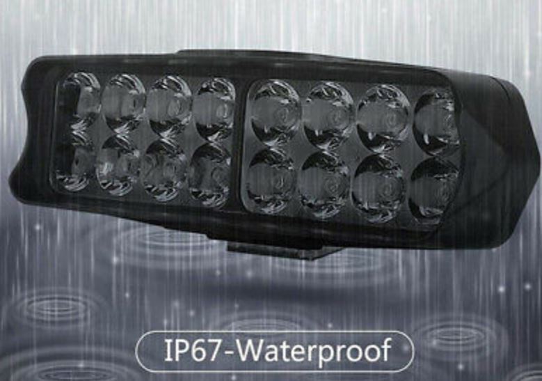 Twin Power LED Universal Driving Light Bar 48w / 4500lm 16 LED Lamps Black ** Over Stock Sale 50% off **