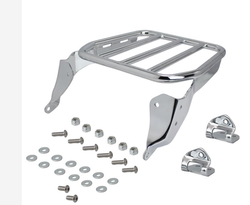 Primium Sissy Bar Rack Chrome (Suit BR193-C Sissy Bar) Flfb Flfbs Fxbs Fxbrs 18-20 Models