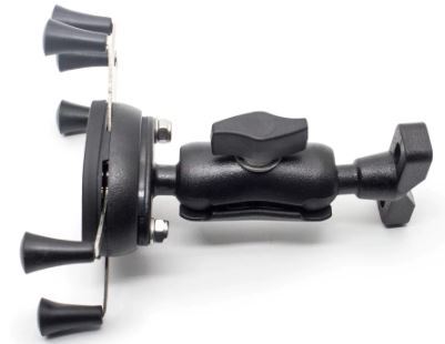 Twin Power 6 Feet X-Shape Universal Phone Mount Motorcycle Handlebar & Mirror Mount Cell Phone Cradle