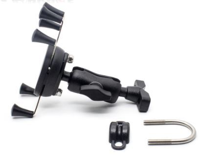 Twin Power 6 Feet X-Shape Universal Phone Mount Motorcycle Handlebar & Mirror Mount Cell Phone Cradle