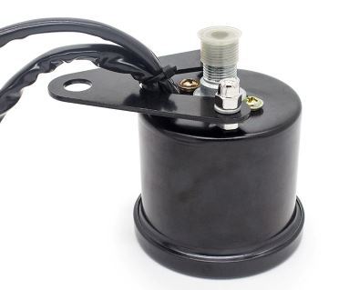 Speedo KMH Black w/Black Face with LED T/Signal Neutral & Gear Display Universal Use Fits all Motorcycles Bobbers Customs