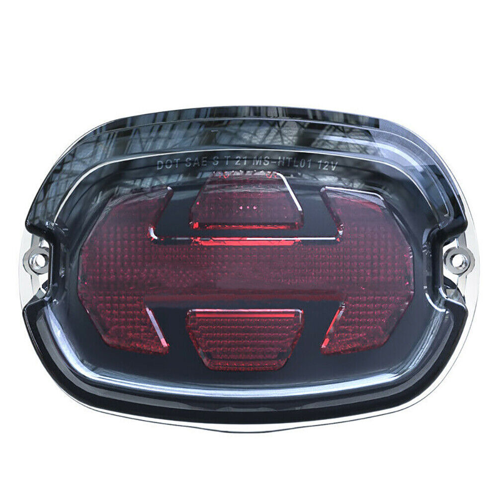 Twin Power Retro LED tail Light Smoke Lens suit Most Harley Models Univeersal use