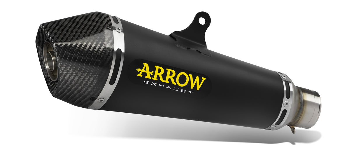 Arrow 71938XKN X-Kone Nichrom Dark Slip-On Muffler w/Carbon End Cap for Suzuki GSX-S 950 21-23/GSX-S 1000/GSX-S 1000 GT 21-24/GSX-S 1000 GX 2024