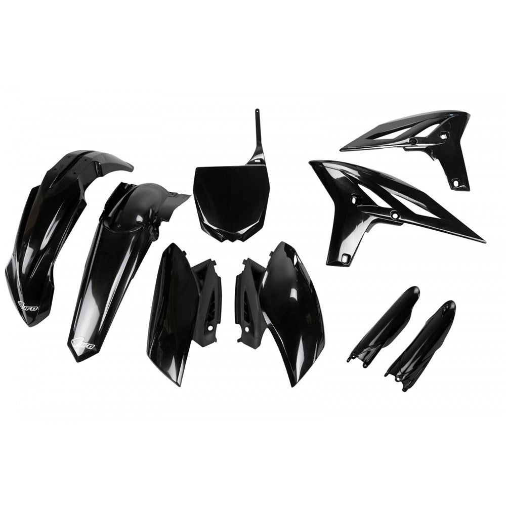 UFO Full Plastics Kit Black for Yamaha YZ 250 F 2010