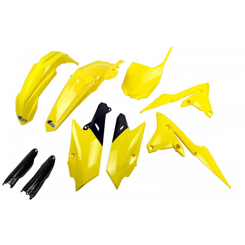 UFO Full Plastics Kit Yellow for Yamaha YZ 250 F 14-18/YZ 450 F 14-17/YZ 250 FX/YZ 450 FX 14-19