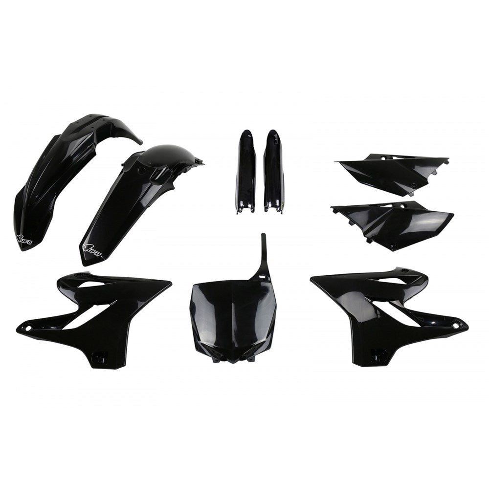 UFO Plastics Kit Black for Yamaha YZ 125/YZ 250 15-21