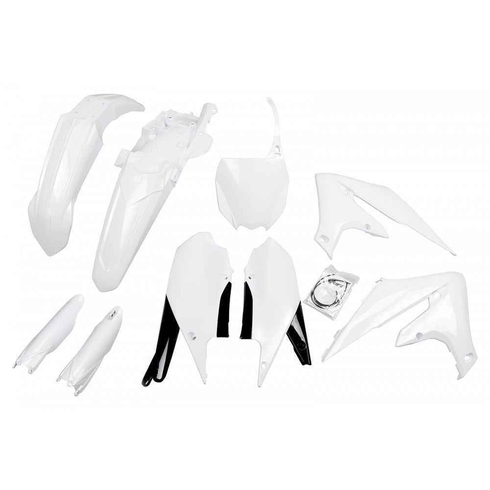 UFO Plastics Kit White for Yamaha YZF 250 19-23/YZF 450 18-22