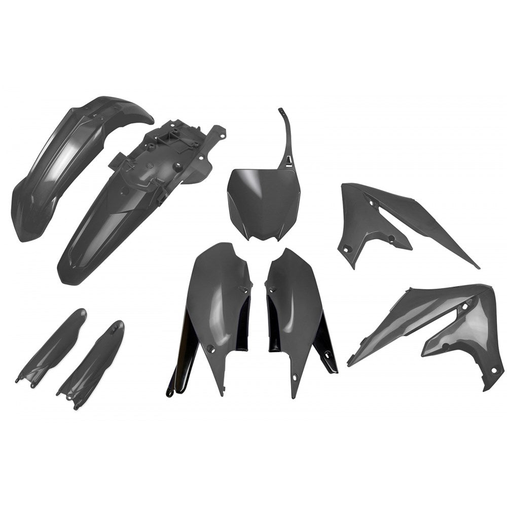UFO Full Plastics Kit YZ Grey for Yamaha YZ 250 F/YZ 450 FX 19-23/YZ 250 FX 19-24/YZ 450 F 18-22