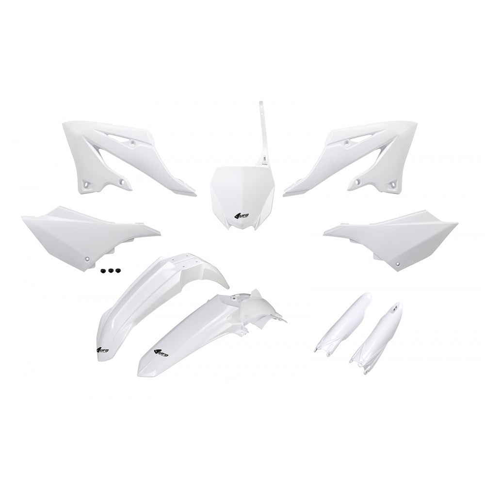 UFO Plastics Kit White for Yamaha YZ125/YZ250 22-Up